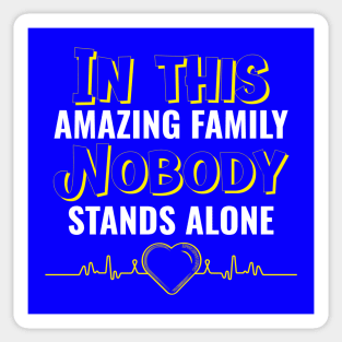 Down Syndrome Family Support Sticker